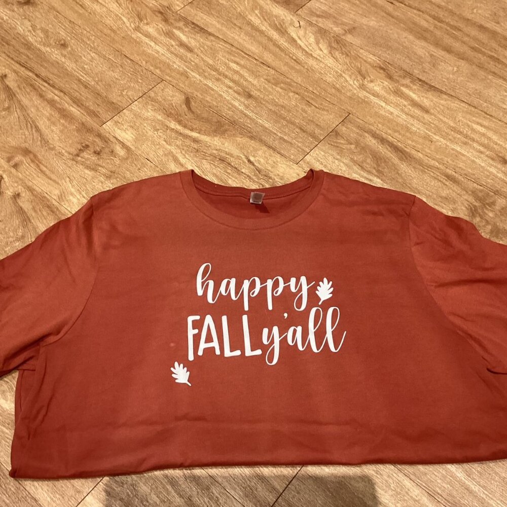 Burnt Orange Bella and Canvas Short Sleeve Tee